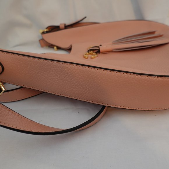 NEW ❤️ C. Wonder Shoulder Bag / Pink Pebbled Leather Cross B… - Picture 4 of 10